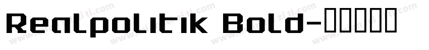 Realpolitik Bold字体转换